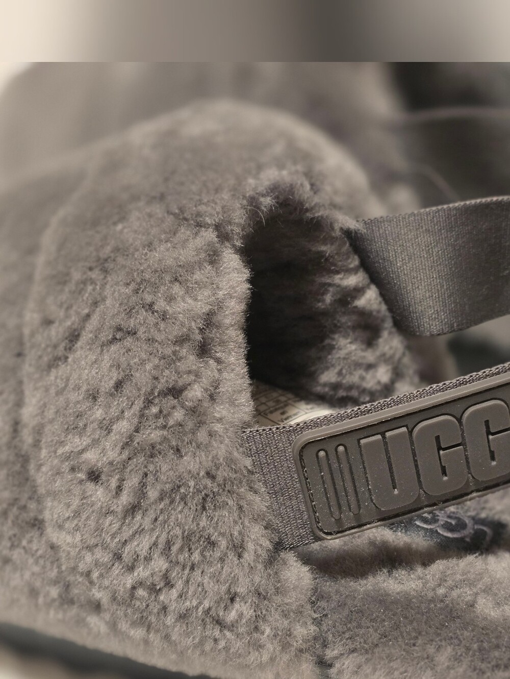 UGG Women's Super Fluff Slipper - Charcoal - Picture 2 of 11